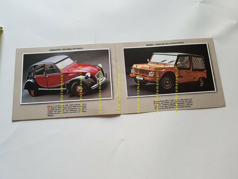 Citroen presentazione modelli 1982 depliant ITALIANO originale