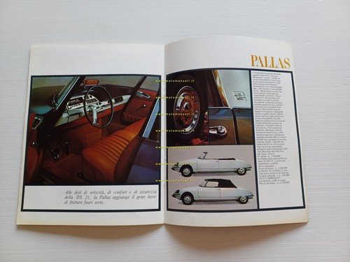 Citroen produzione modelli 1968 depliant italiano originale