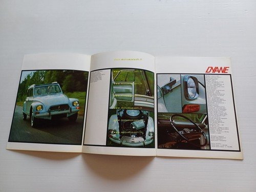 Citroen produzione modelli 1968 depliant italiano originale