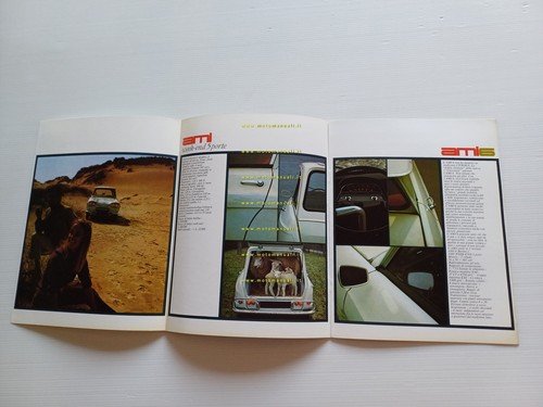 Citroen produzione modelli 1968 depliant italiano originale