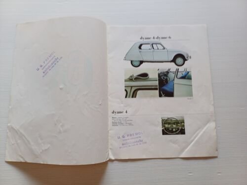 Citroen produzione modelli 1969 depliant originale italiano