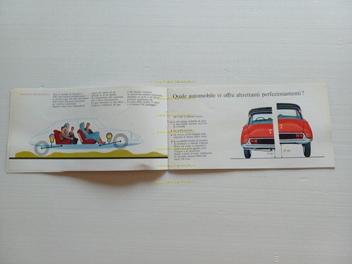 Citroen produzione modelli DS 19 - ID 19 1961 depliant …