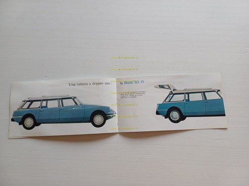 Citroen produzione modelli DS 19 - ID 19 1961 depliant …