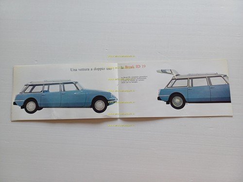Citroen produzione modelli DS 19 - ID 19 1961 depliant …