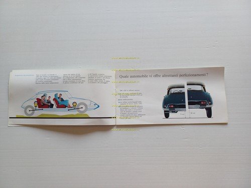 Citroen produzione modelli DS 19 - ID 19 1962 depliant …