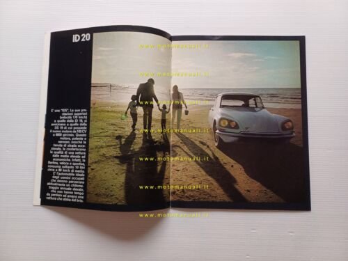 Citroen produzione modelli ID - DS 1968 depliant italiano originale