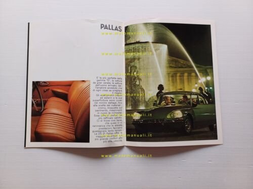 Citroen produzione modelli ID - DS 1968 depliant italiano originale