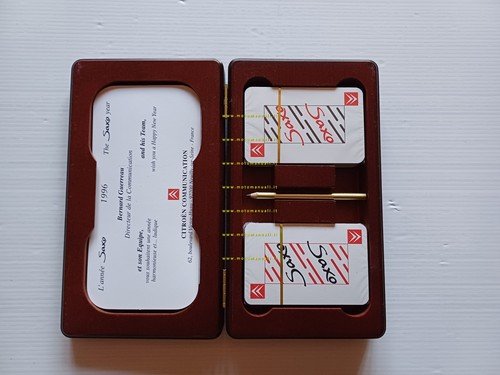 Citroen Saxo 1996 2 mazzi di carte da gioco gadget …