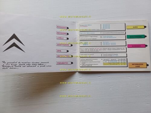 Citroen VISA Super VD-VB 1980-81 manuale uso manutenzione italiano originale