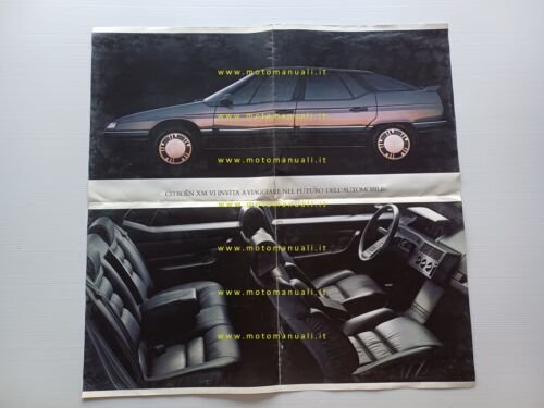 Citroen XM 1990 depliant italiano originale