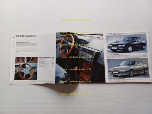 Citroen XM 1991-92 depliant 24 pagine TEDESCO originale