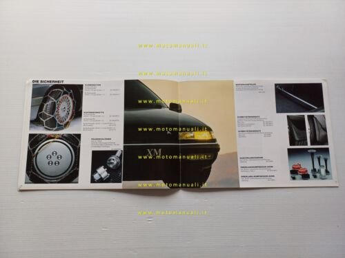 Citroen XM 1991-92 depliant 24 pagine TEDESCO originale