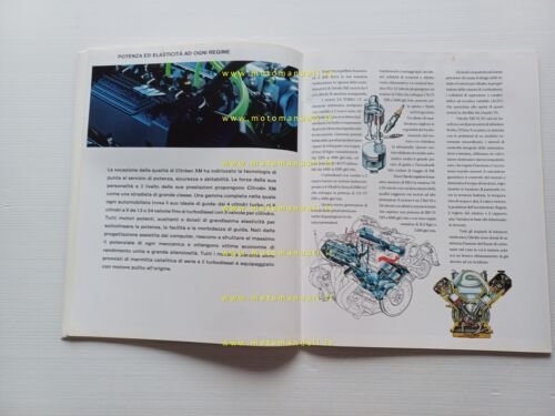 Citroen XM 1994 depliant 30 pagine italiano originale