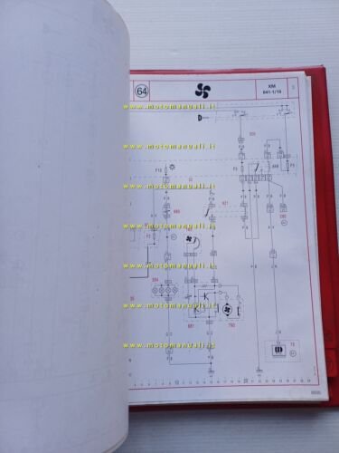 Citroen XM 1994 manuale officina impianti elettrici italiano originale
