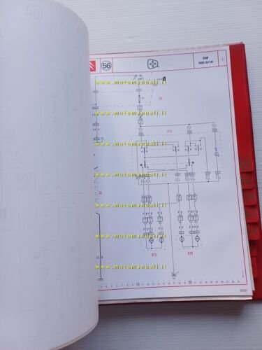 Citroen XM 1994 manuale officina impianti elettrici italiano originale