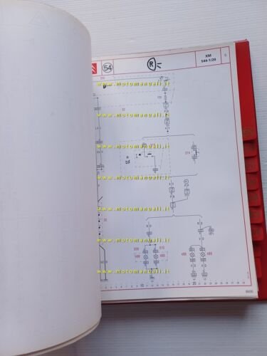 Citroen XM 1994 manuale officina impianti elettrici italiano originale