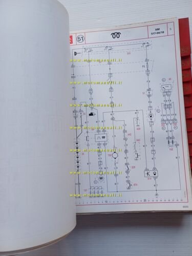 Citroen XM 1994 manuale officina impianti elettrici italiano originale