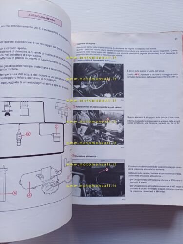 Citroen XM manuale officina Raccolta Note Tecniche 1989-95 italiano originale