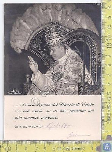Città del Vaticano - Benedizione Pio XII - 1957 - …