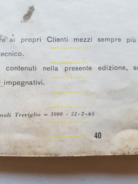 CMG CM/6 carriola a motore 1965 manuale uso + catalogo …