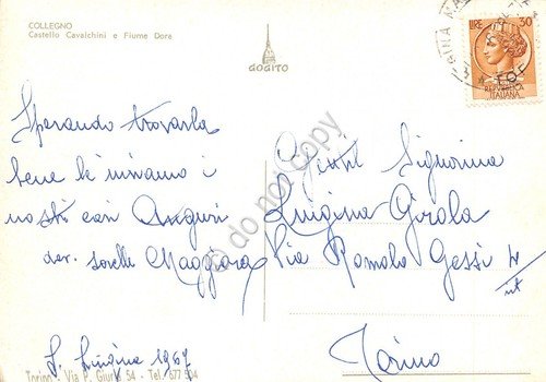 Collegno Castello Cavalchini e fiume Dora 1967 | Immagine Gallery 2