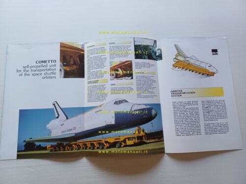 Cometto Orbiter Transportation System NASA Shuttle 1983 depliant originale