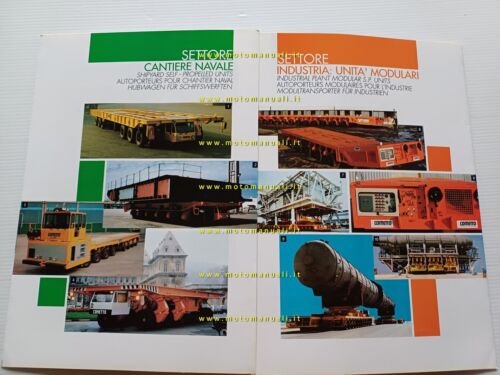 Cometto veicoli speciali unit semoventi depliant originale