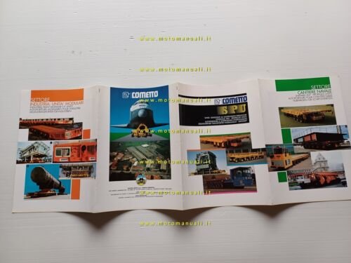 Cometto veicoli speciali unit semoventi depliant originale
