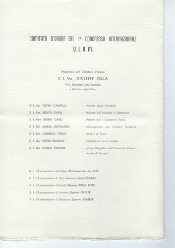 Congresso Internazionale Unione Latina Alta Moda Roma Papa Pio XII …