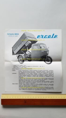 Cortesi Carrozzeria versioni per Ercole MOTO GUZZI depliant originale ITALIANO