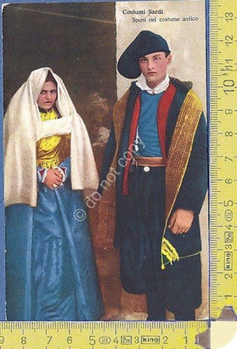 Costumi Sardi - Sposi nel costume antico- 1938 | Immagine principale