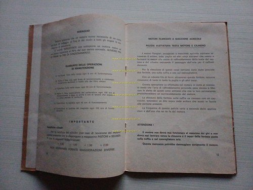 COTIEMME motori industriali CA 450 CA 550 manuale uso+catalogo ricambi …
