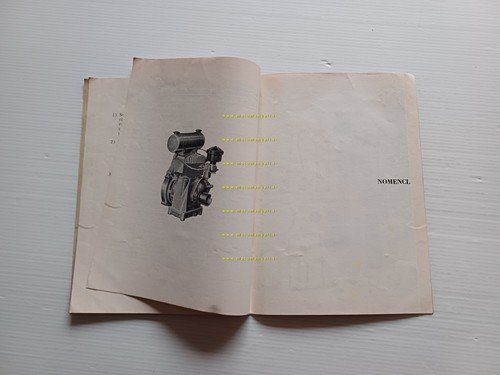 COTIEMME motori industriali Nilo Idro manuale uso+catalogo ricambi originale