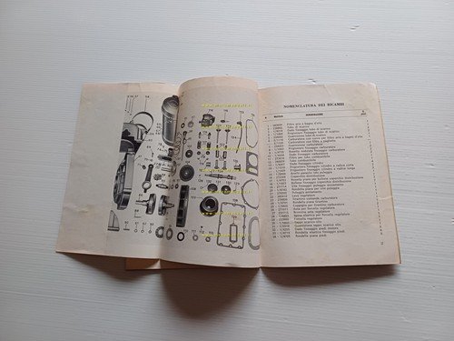 COTIEMME motori industriali Nilo Idro manuale uso+catalogo ricambi originale
