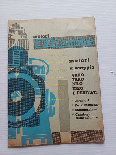 COTIEMME motori industriali Varo Taro Nilo Idro manuale uso+catalogo ricambi