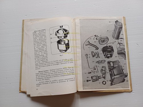 COTIEMME motori industriali Varo Taro Nilo Idro manuale uso+catalogo ricambi