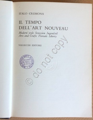 Cremona - Il Tempo dell'Art Nouveau - Vallecchi 1964 - … | Immagine principale