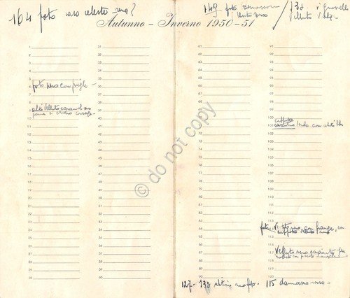 Curiel Cartoncino Sfilata Autunno Inverno 1950 1951 Centro Italiano della … | Immagine Gallery 2