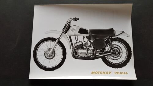 CZ 125 Cross 1973 foto - depliant ufficiale originale brochure