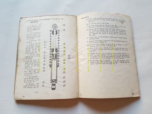 CZ 400 - 250 - 125 CROSS 1973 manuale officina …