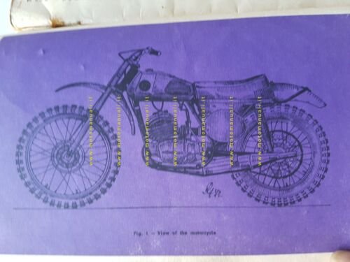 CZ 400 - 250 - 125 CROSS 1973 manuale officina …