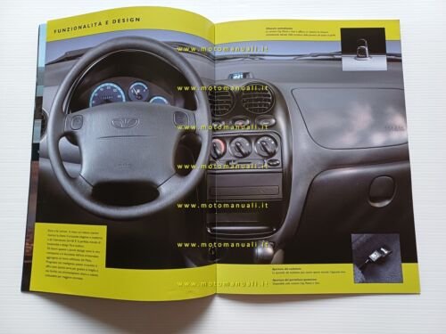 Daewoo Matiz modelli 2001-2002 depliant italiano originale