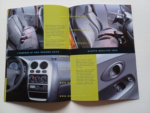 Daewoo Matiz modelli 2001-2002 depliant italiano originale