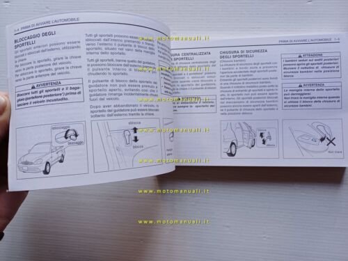 Daewoo Nubira modelli 2000 manuale uso manutenzione italiano originale