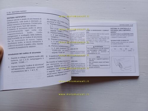 Daewoo Nubira modelli 2000 manuale uso manutenzione italiano originale