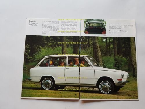 DAF 44 Stationcar 1966 depliant italiano originale