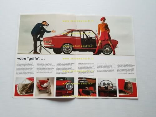 DAF 55 Coupè 1969 depliant originale francese