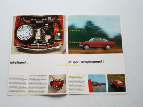 DAF 55 Coupè 1969 depliant originale francese