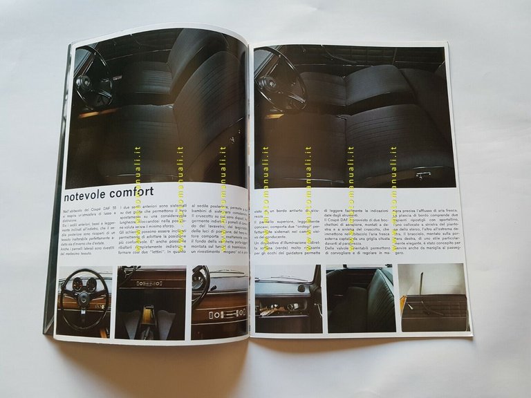 DAF 55 Coupè 1970 depliant italiano originale
