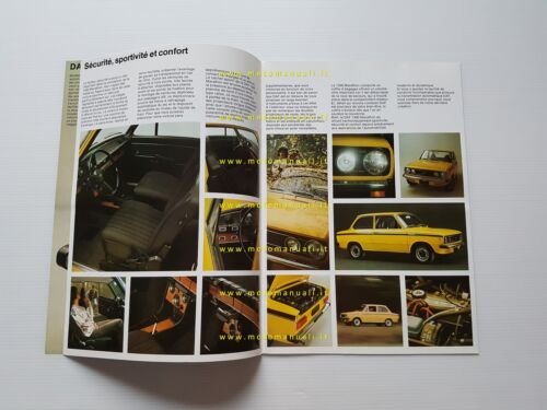 DAF 66 1300 Marathon 1973 depliant originale francese